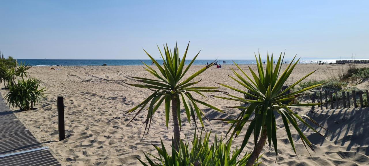 Joli T2 avec jardin plage Richelieu - 6 personnes Agde Buitenkant foto